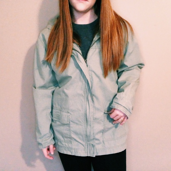 Vintage Sage Green Blassport Utility Jacket - Picture 5 of 8
